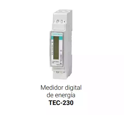 tec230 itc bt 52 medido digital de energia